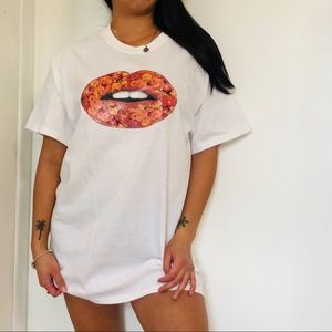 Lazy Daze Apparel “ROSE LIPS Graphic Tees”